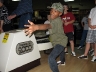 Khalil\'s bowling face.