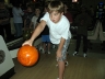 Samuel\'s bowling stance.