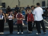 Valeri Liukin presenting medals to the boys