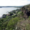 Llano and Colorado Rivers at scenic overlook